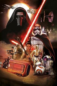 Poster maxi - Star Wars "The Force Awakens - Montage"