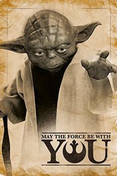 Poster - Star Wars Yoda, May The Force Be With You