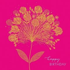 Felicitare - Happy Birthday Flower Head The Art File