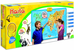 Jucarie educativa - Harta interactiva cu animale