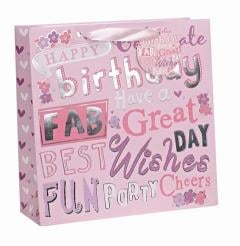Punga foarte mica pentru cadou - Happy Birthday Girl Meridian Import Company