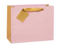 Punga pentru cadou - Pink & Gold - mare Meridian Import Company