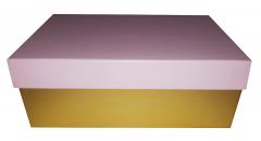 Cutie pentru cadou - Pink gold - 14 x 10 x 6.5 cm Meridian Import Company