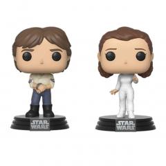 Set 2 figurine - Star Wars - Han Solo and Princess Leia