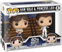 Set 2 figurine - Star Wars - Han Solo and Princess Leia