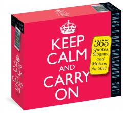 Calendar 2017 - Keep Calm and Carry On Page-A-Day 
