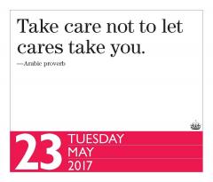 Calendar 2017 - Keep Calm and Carry On Page-A-Day 