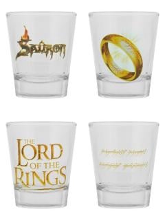 Set 4 pahare shot - Lord of the Rings GB Eye