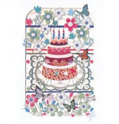 Felicitare - Birthday Cake Forever Handmade Cards