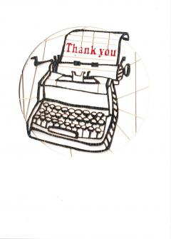 Felicitare - Thank you Forever Handmade Cards