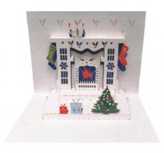 Felicitare - Pop-Up Hearth Christmas Card