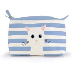 Geanta pentru cosmetice Blue Cotton - Cat