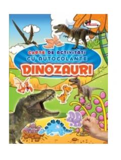 Carte de activitati cu autocolante - Dinozauri 