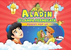 Poveste pop-up - Aladin si lampa fermecata