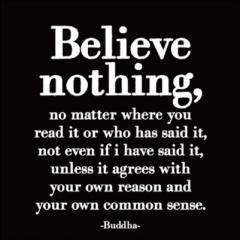 Felicitare - Believe nothing Quotable Cards