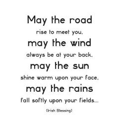 Felicitare - May the road Quotable Cards