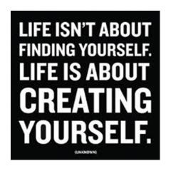 Felicitare - Creating Yourself Quotable Cards