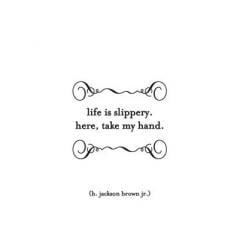 Felicitare - Life is slippery Quotable Cards