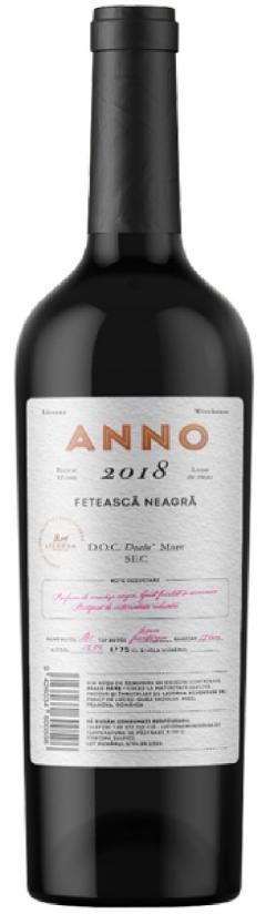 Vin rosu - Anno, Feteasca Neagra, sec, 2018