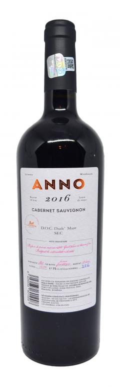 Vin rosu - Anno, Cabernet Sauvignon, sec, 2016