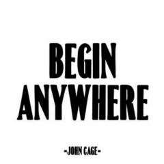Felicitare - Begin Anywhere Quotable Cards