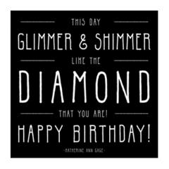 Felicitare - Glimmer & Shimmer