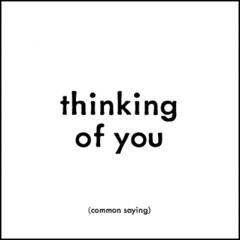 Felicitare - Thinking of you Quotable Cards