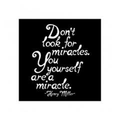 Felicitare - Don't look for miracles Quotable Cards