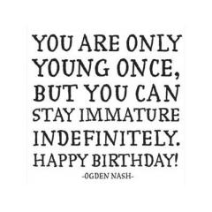 Felicitare - You are only young once Quotable Cards