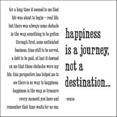 Felicitare - Happiness is a journey Quotable Cards