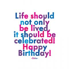 Felicitare - Life should not only be lived Quotable Cards