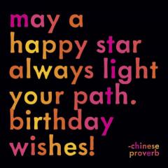 Felicitare - May a happy star Quotable Cards