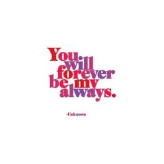 Felicitare - Forever Be My Always Quotable Cards