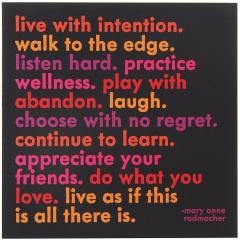 Felicitare - Live with intention Quotable Cards