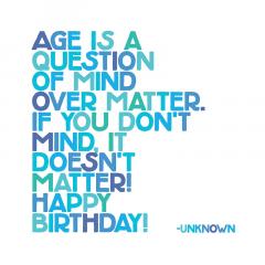 Felicitari - Age Is A Question Quotable Cards