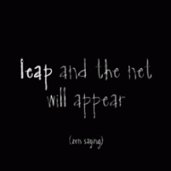 Magnet - Leap & The Net Will Appear | Quotable Cards