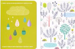 Set 2 carnete - Drops & Flowers Atomic Soda