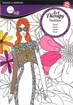 Carte de colorat - Daler Rowney Art Therapy Colouring Book: Fashion