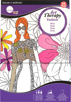 Carte de colorat - Daler Rowney Art Therapy Colouring Book: Fashion