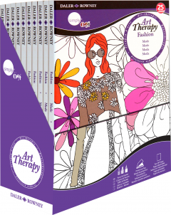 Carte de colorat - Daler Rowney Art Therapy Colouring Book: Fashion