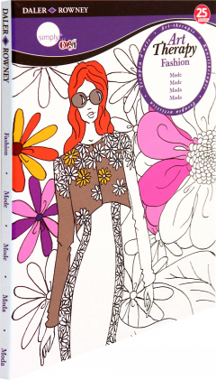 Carte de colorat - Daler Rowney Art Therapy Colouring Book: Fashion