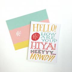 Felicitari - Ladyfingers Letterpress High Five Greeting Card - Mai multe modele