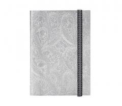 Carnet - Paseo Embossed Silver A6