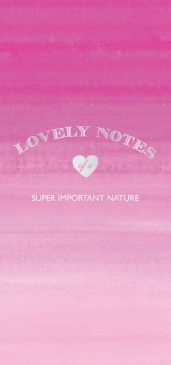 Carnet - Lovely Notes - Pink Ombre