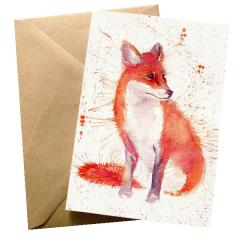 Felicitare - Splatter Fox