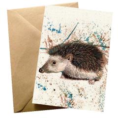 Felicitare - Splatter Hedgehog