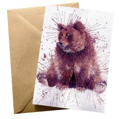 Felicitare - Splatter Bear