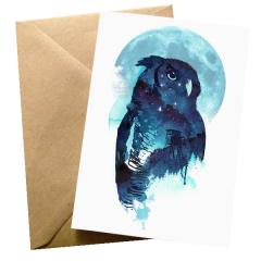 Felicitare - Midnight Owl Wraptious