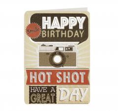 Felicitare - Happy Birthday Hot Shot Laura Darrington Design