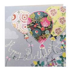 Felicitare - Happy Birthday Ballons Laura Darrington Design